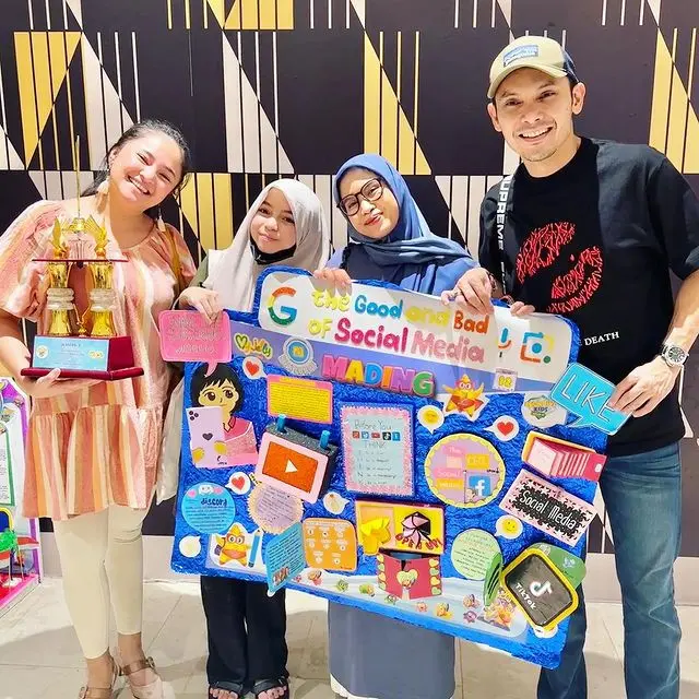 Marshanda bersama keluarga Ben Kasyafani (Instagram/marshanda99)