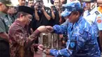 Api obor Asian Games 2018 tiba di Jambi dengan menggunakan pesawat Hercules.