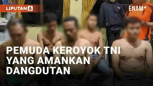VIDEO: Viral TNI Dikeroyok Warga Saat Amankan Acara Dangdutan di Grobogan