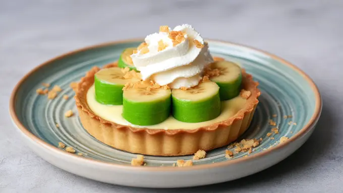 Resep Tartelettes Pisang Ijo dengan Sentuhan Pastry Renyah