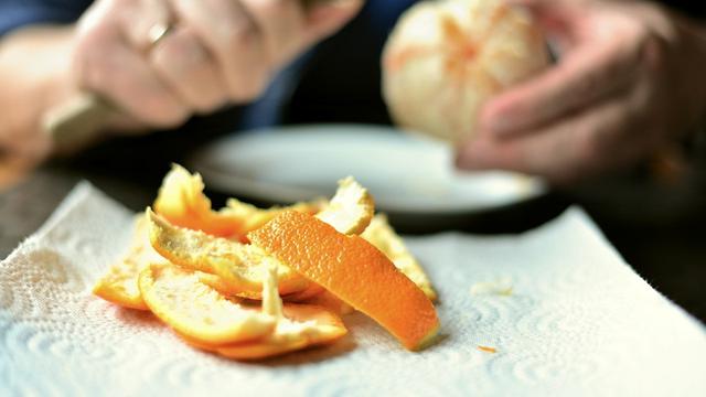 Ilustrasi kulit jeruk