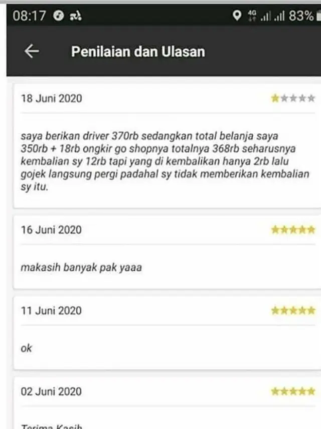 6 Pesan Kocak Penumpang saat Beri Tip ke Ojol Ini BIkin Geleng Kepala
