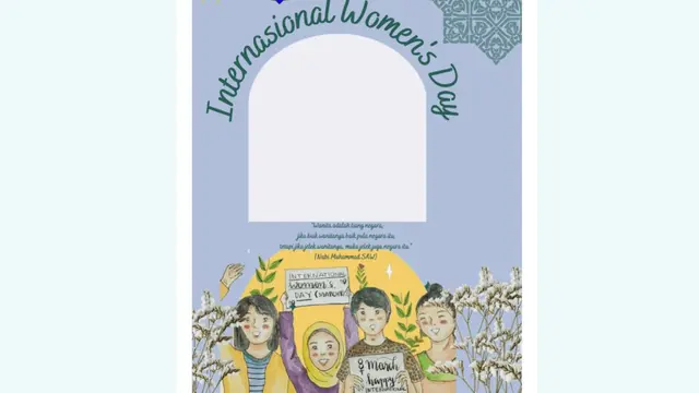 Twibbon Hari Perempuan Internasional 2023 yang bisa kamu coba buat untuk ikut semarakkan dan dukung sesama wanita. )