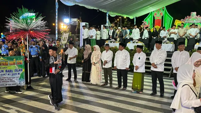 Pawai 1 Muharram 1447 H di Kalteng, Gubernur Agustiar Sabran: Momentum Perbaiki Diri & Jaga Kerukunan