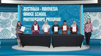 SD Smart Auladi mewakili Cirebon dalam kerjasama program BRIDGE Australia-Indonesia. (ist)