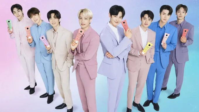 Scarlett Gandeng EXO Sebagai Glow Ambassador