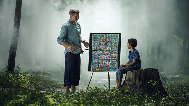 Ilustrasi guru, mengajar