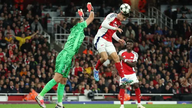 Foto: Duel Udara Havertz vs Donnarumma yang Berujung Gol, Arsenal Bungkam PSG di Liga Champions