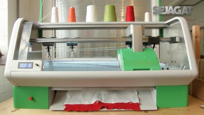 Pemuda Asal Inggris Ciptakan Mesin Rajut Canggih Tekno Liputan6 Com