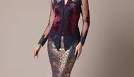 Kebaya Mermaid dengan Aksen Payet (Liputan6.com/MetaAi)
