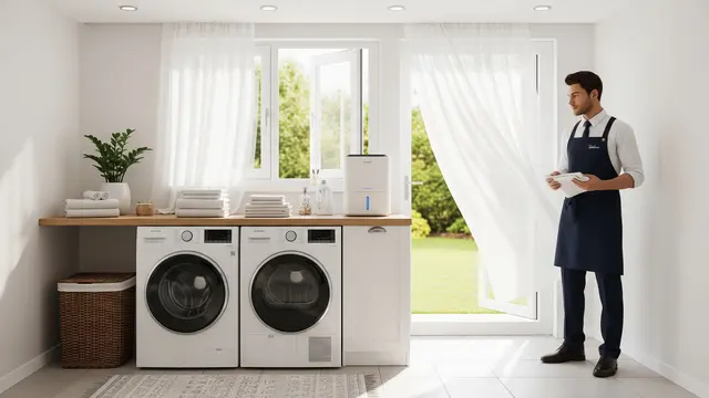 Ilustrasi Cara Mengusir Kecoa dari Mesin Cuci dan Area Laundry/Gemini AI
