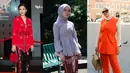 Kombinasi warna outfit sejumlah selebriti ini bisa jadi inspirasi untuk tampil elegan di hari Lebaran. Ada siapa saja? [@therealdisastr-@lestykejora-@aurel.hermansyah]