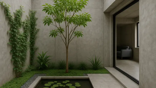 Desain Rumah Industrial dengan Beton Ekspos (Foto: ChatGPT)