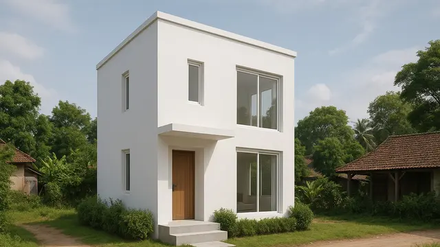 8 Model Rumah 6x9 di Kampung 2 Lantai yang Tampak Mewah Tapi Murah, Cocok untuk Keluarga Modern