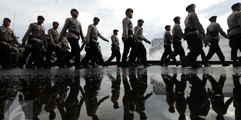 Antisipasi Aksi Massa, Polisi Jaga Gedung DPR RI