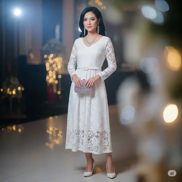Baju Brokat Pesta Elegan 2025. Foto: Gemini