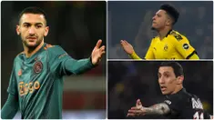 Pemain anyar Chelsea, Hakim Ziyech, dikenal sebagai raja assist di kompetisi liga Eredivise. Selain Ziyech ada beberapa pemain top lainnya yang memiliki kehebatan dalam memberikan assist. Berikut Hakim Ziyech dan 5 raja assist di liga top Eropa musim ini. (kolase foto AFP)