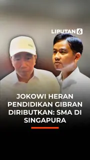 Jokowi Heran Pendidikan Gibran Diributkan: SMA di Singapura