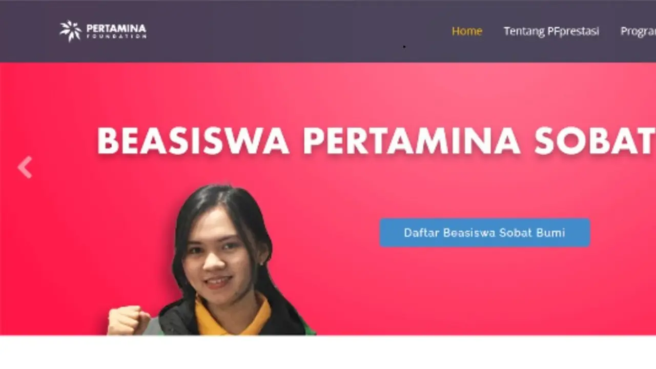 Beasiswa Pertamina Sobat Bumi 2024