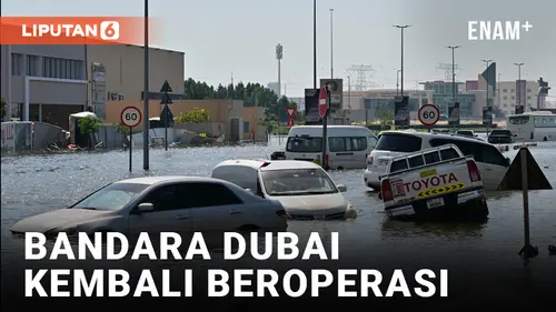 VIDEO: Bandara Dubai Kembali Sibuk Setelah Banjir Landa Uni Emirat Arab