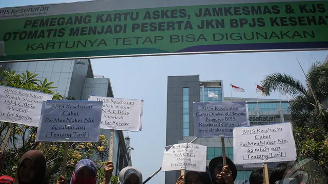 Ini Tuntutan Buruh Saat Serbu Markas BPJS