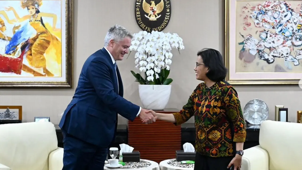 Menteri Keuangan (Menkeu) Sri Mulyani Indrawati membagikan momen pertemuannya dengan Sekretaris Jenderal Organisation for Economic Co-operation and Development (OECD)