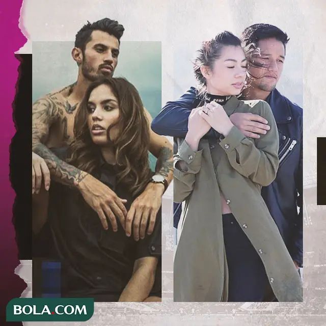 Irfan Bachdim dan Jennifer + Stefano Lilipaly dan Carmen Rowena