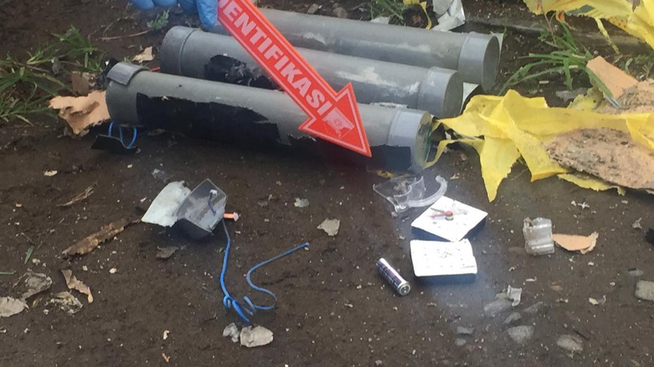 Sebuah bom palsu ditemukan di dekat markas Polres Cilacap. (dok Polda Jateng)