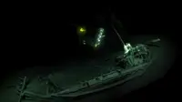 Bangkal kapal tertua di dunia, berusia 2.400 tahun, ditemukan di dasar Laut Hitam (AFP)