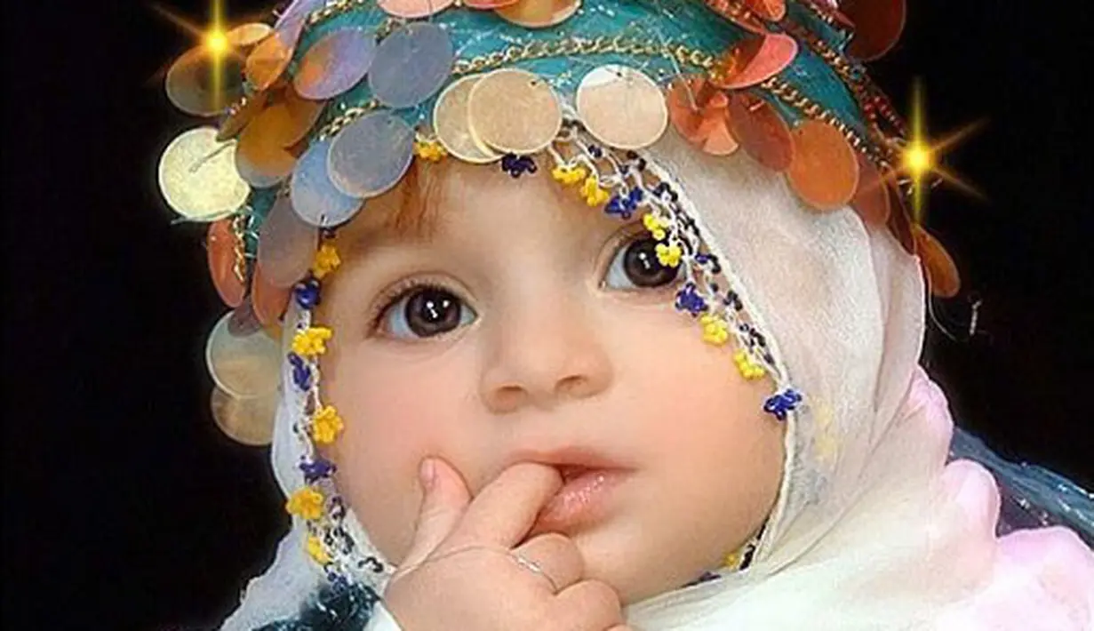So Cute! Cantiknya Bayi-Bayi Imut yang Berhijab Ini - Photo Fimela.com