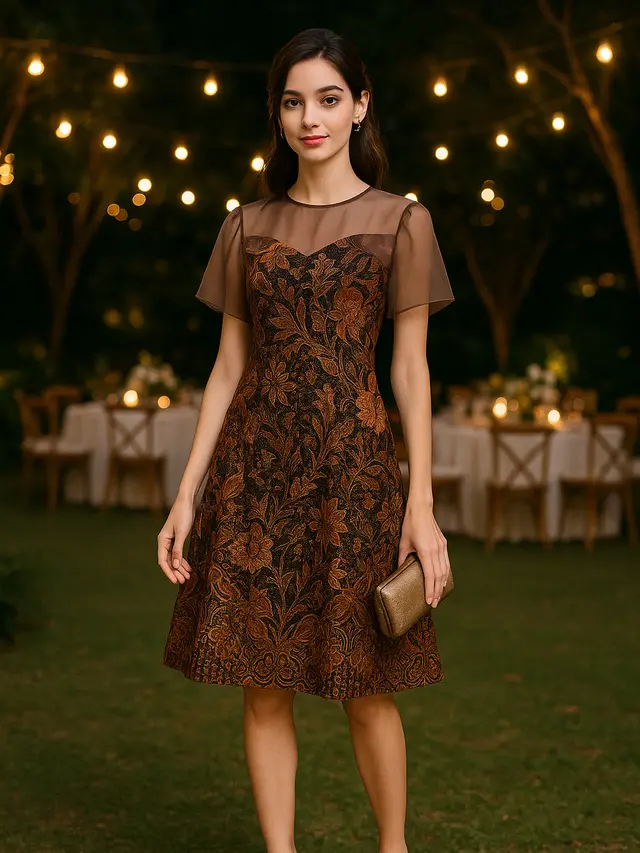 Model Batik Modern Biar Enggak Terlihat Tua Saat Kondangan Malam
