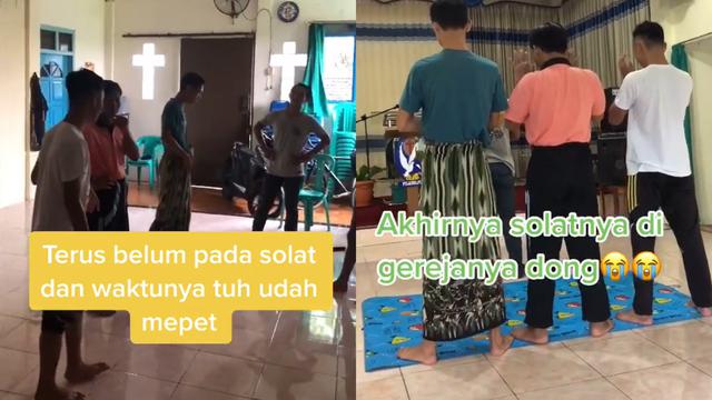 Salat di dalam gereja