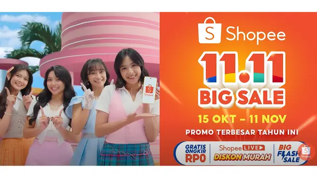 Group Idol JKT48 Hadir Membintangi Iklan Terbaru Shopee 11.11 Big Sale