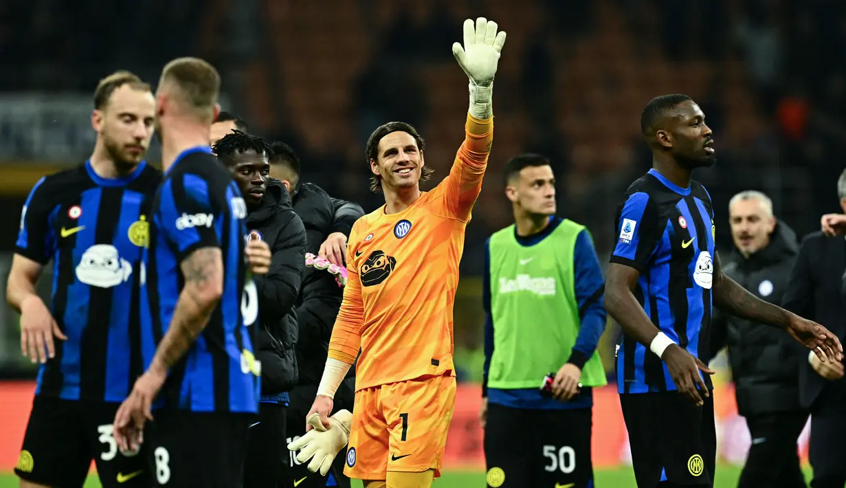 Saat ini Inter Milan berhasil mengumpulkan 72 poin dari 27 pertandingan.  (GABRIEL BOUYS/AFP)