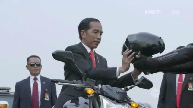 Aksi dramatis Jokowi di Pembukaan Asian Games 2018