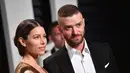 Kebahagian tengah dirasakan pasangan Justin Timberlake dan Jessica Biel. Jessica disebut sedang berbadan dua dan bersama Justin, sang suami, Justin tengah menunggu kehadiran anak ke-2 mereka. (AFP/Bintang.com)