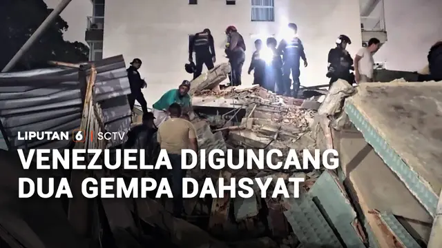 Korban Tewas Gempa Venezuela Naik Jadi 188 Orang, Evakuasi Masih Terus Berlangsung