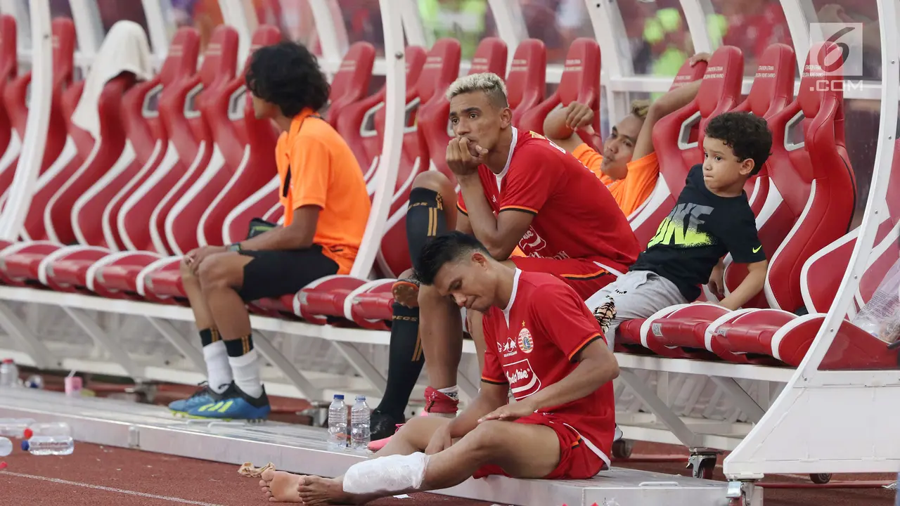Ekspresi Pemain Persija Usai Ditahan Imbang Arema FC