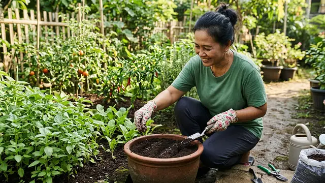 cara menanam kemangi dari biji