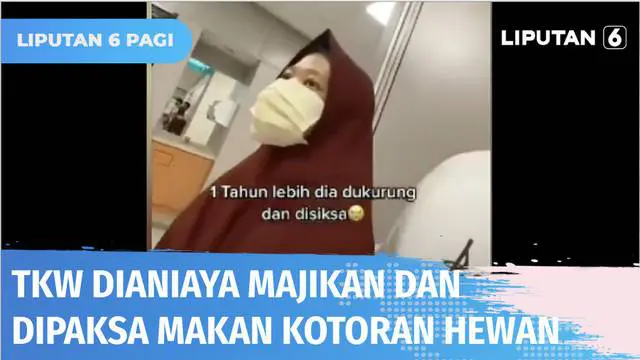 VIDEO: TKW di Taiwan Dianiaya dan Dipaksa Makan Kotoran Hewan Gegara Pecahkan Gelas
