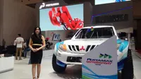 Pertamina Lubricants memberikan oli gratis di GIIAS 2017. (Foto: Rio Apinino)