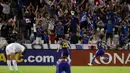 Gelar juara ini menjadi yang kedua bagi Jepang di Piala Asia U-23. Mereka menjadi juara untuk kali pertama di tahun 2016. (KARIM JAAFAR/AFP)