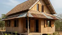 7 Desain Rumah Kayu 4x6 Ala Pedesaan yang Cantik dan Adem Dihuni