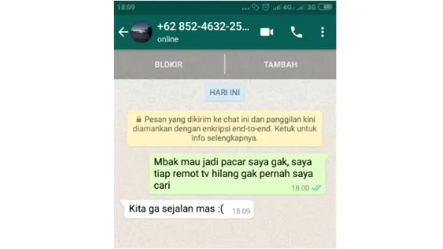 Netizen nembak cewek