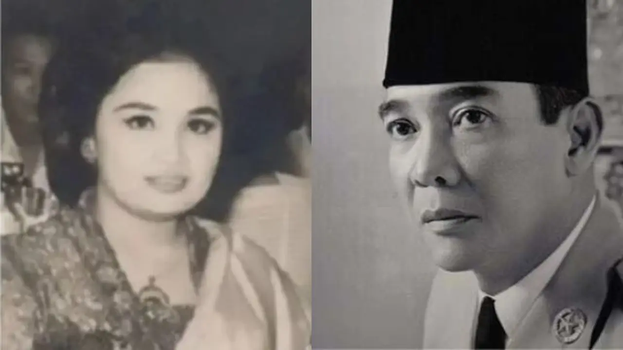 Yurike Sanger dengan Presiden Soekarno