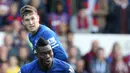 Christian Atsu pemain milik Chelsea yang dipinjamkan ke Everton akhirnya dilepas ke Newcastle United dengan mahar sebesar 7,50 juta poundsterling. (AFP/Lindsey Parnaby)