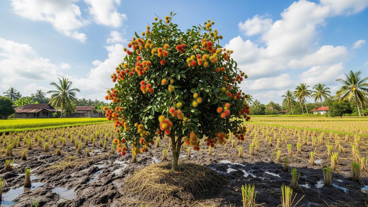 7 Pohon Buah yang Tetap Produktif di Tanah Bekas Sawah, Mulai Rambutan, Pisang, Hingga Jambu