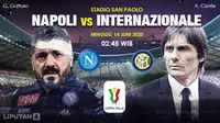 Prediksi Coppa Italia Napoli Vs Inter Milan: Satu Kaki Sudah di Final