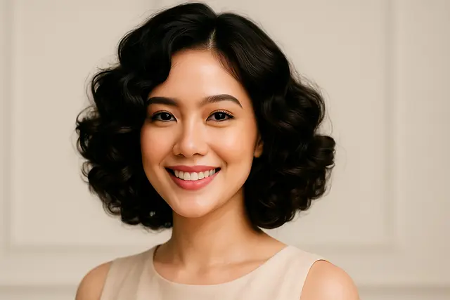 6. Long Bob with Voluminous Curls (Lob)