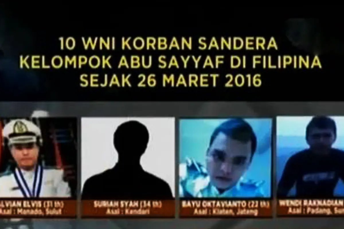 VIDEO: Keberadaan 4 WNI Disandera Abu Sayyaf Belum Diketahui